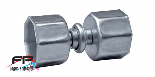 Calotta doppia zincata per rullo